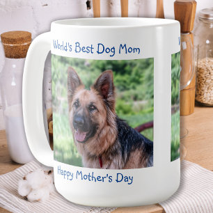 Mug Meilleur Chien Maman - Bonne Fête des Mères - Blue