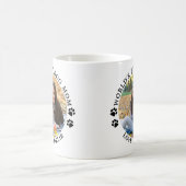 Mug Meilleur chien maman Empreintes de pattes du monde (Centre)