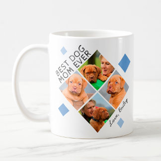 Mug Meilleur Chien Maman Jamais Personnalisé Photo Col