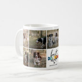 Mug Meilleur Chien Maman Jamais Photo Collage (Devant gauche)