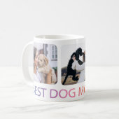 Mug Meilleur Chien Maman Jamais Photo Collage Animal (Devant gauche)