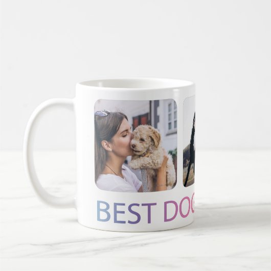 Mug Meilleur Chien Maman Jamais Photo Collage Animal (Gauche)