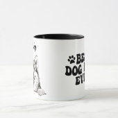Mug Meilleur Chien Maman Jamais Pomsky Chien Personnal (Centre)