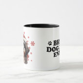 Mug Meilleur chien maman Jour Noël mignon Chih Tzu Chi (Centre)