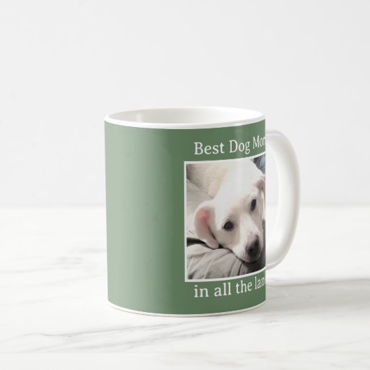 Mug Meilleur chien Maman mignonne Chien Chien Chien Ve (Devant droit)