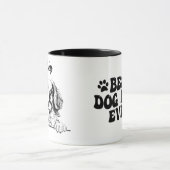 Mug Meilleur Chien Maman Toujours Tibétain Espagnol Ch (Centre)