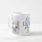 Mug Meilleur Chien Papa Animal de compagnie Photo Café (Devant gauche)
