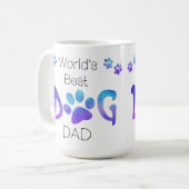 Mug Meilleur Chien Papa - Chien Papa Anniversaire - Pa (Devant gauche)