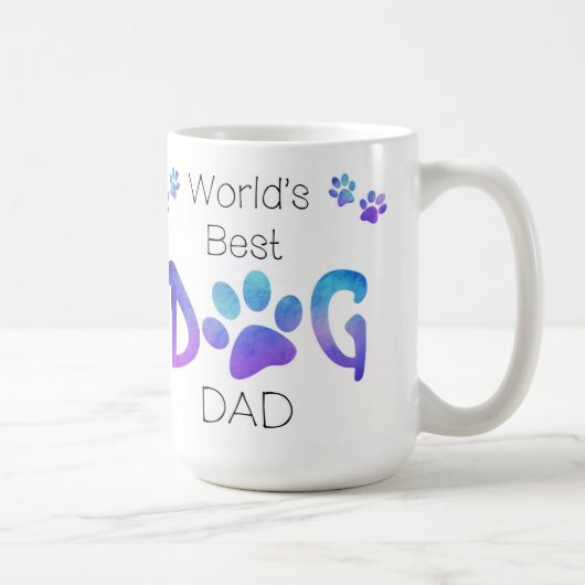 Mug Meilleur Chien Papa - Chien Papa Anniversaire - Pa (Droite)