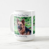Mug Meilleur Chien Papa - Fête des pères - Photo pour (Devant gauche)