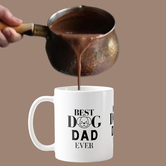 Mug Meilleur Chien Papa Jamais, Cadeau Amoureux des ch
