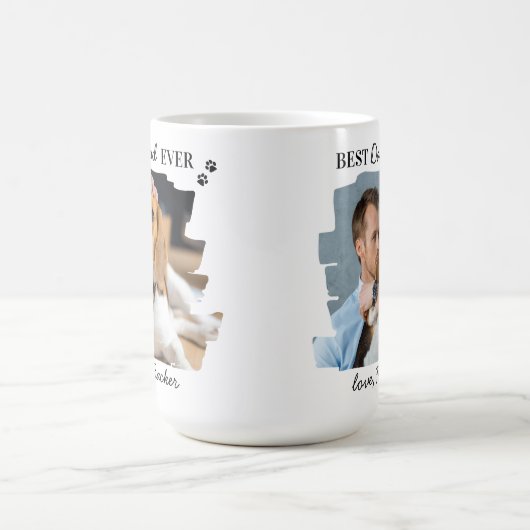 Mug Meilleur Chien Papa Jamais Personnalisé Animaux de (Centre)
