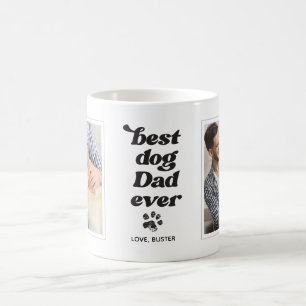 Mug Meilleur Chien Papa Jamais Personnalisé Photo et T