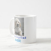 Mug Meilleur Chien Papa Jamais Photo (Devant gauche)