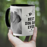 Mug Meilleur Chien Papa Jamais Pompe Poing<br><div class="desc">Tasse amoureux des chiens moderne au design épuré et minimaliste, la tasse est ornée d'un dessin en ligne de la poigne de chien pompant la main de leur propriétaire et des mots "meilleur papa de chien jamais" dans une police moderne et audacieuse. Un 2 modèle photo pour vous remplacer par...</div>