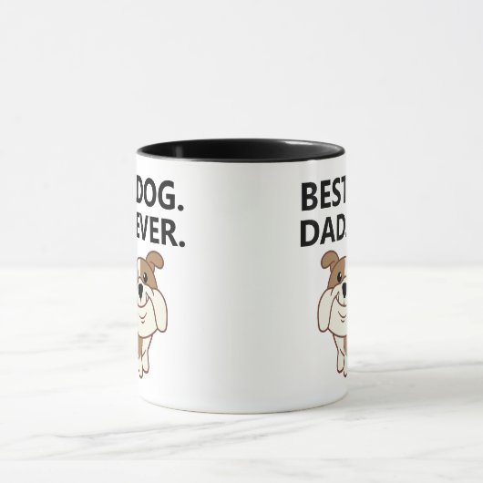 Mug Meilleur chien père de tous les temps - Chiot de c (Centre)