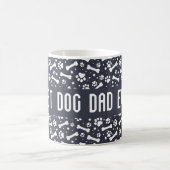 Mug Meilleur chien père jamais Empreinte de patte (Centre)