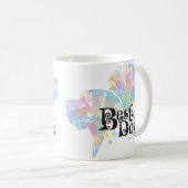 Mug Meilleur chien "repéré" (Devant droit)