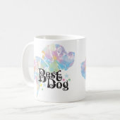 Mug Meilleur chien "repéré" (Devant gauche)