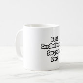 Mug Meilleur. Chirurgien Cardiothoracique. Jamais. (Devant gauche)
