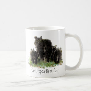 Mug Meilleur Citation de Poppa Bear Ever amusant pour