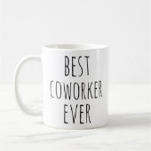 Mug Meilleur collaborateur - Photo de bureau personnal (Gauche)