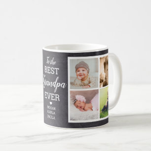 Mug Meilleur Collage De Photos De Grand-Père Ever 8 P