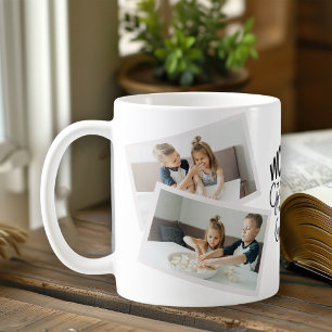 Mug Meilleur Collage Personnalisé de 4 Photos au Monde