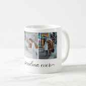 Mug Meilleur Collage photo de grand-mère Ever 3 (Devant droit)