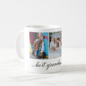Mug Meilleur Collage photo de grand-mère Ever 3 (Devant gauche)