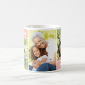 Mug Meilleur Collage photo de la Journée des mères ros (Centre)