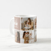 Mug Meilleur Collage photo de Maman (Devant gauche)
