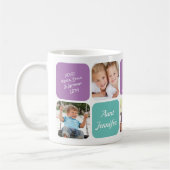 Mug Meilleur collage photo de tante (Gauche)