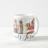 Mug Meilleur Collage photo des amis pour toujours (Devant droit)