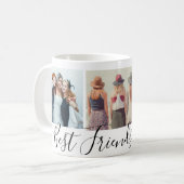 Mug Meilleur Collage photo des amis pour toujours (Devant gauche)
