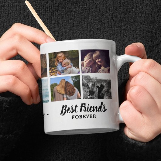 Mug Meilleur Collage photo des amis pour toujours