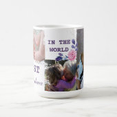 Mug Meilleur collage photo grand-mère (Centre)