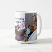 Mug Meilleur collage photo grand-mère (Devant droit)