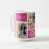 Mug Meilleur Collage photo tendance pour Amis Forever  (Devant gauche)