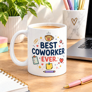 Mug Meilleur Collègue de Travail Drôle Cadeau d'Apprec