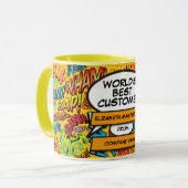 Mug Meilleur Comic Book du monde jamais amusant pour l (Devant gauche)