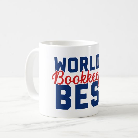 Mug Meilleur comptable au monde (Devant gauche)