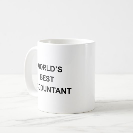 Mug Meilleur comptable du monde (Devant gauche)