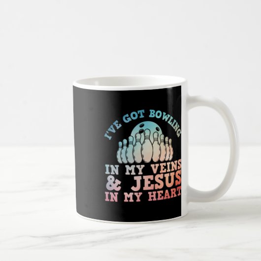 Mug Meilleur Conception De Bowling Pour Hommes Femmes (Droite)