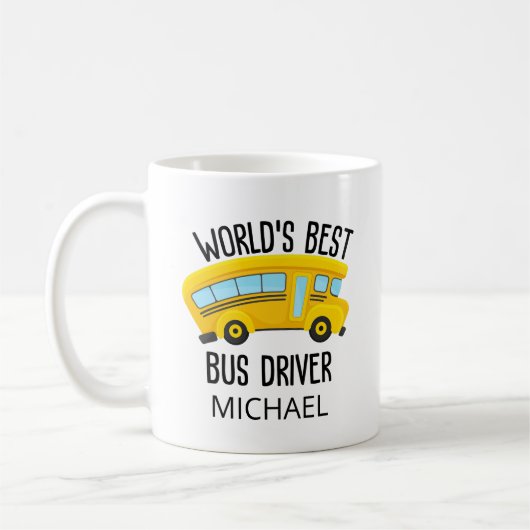 Mug Meilleur conducteur au monde (Gauche)