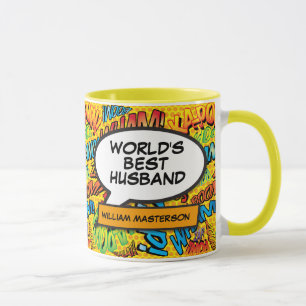 Mug Meilleur Cool marié du monde amusant Comic Book