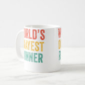 Mug Meilleur Coureur Du Monde Drôle De Course (Devant gauche)