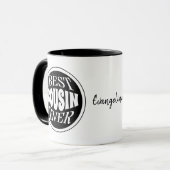 Mug Meilleur Cousin jamais personnalisé (Devant gauche)