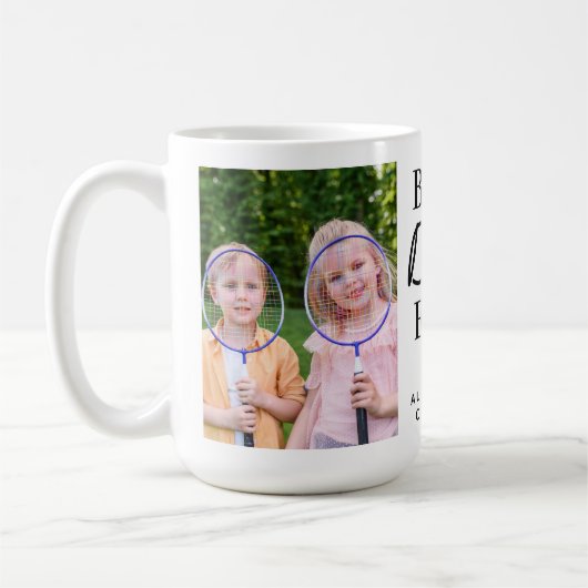 Mug Meilleur DAD jamais personnalisé 2 Fête des pères (Gauche)