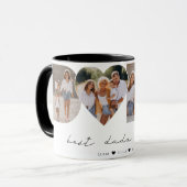 Mug Meilleur Dada Ever 4 Collage photo Première Fête d (Devant gauche)